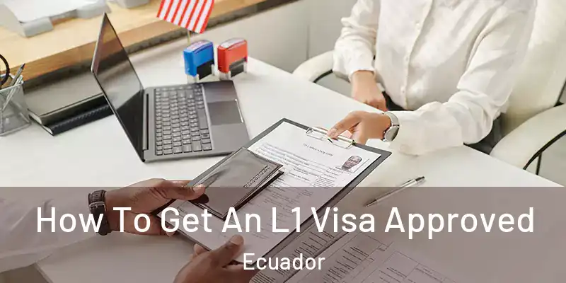  How To Get An L1 Visa Approved Ecuador